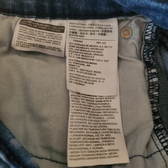 Levi's Jeans Mens 31x30 Blue 514 Straight Denim - Picture 8 of 14